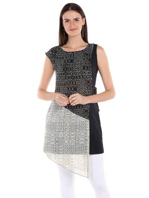 Multicolor printed polyester kurtas-and-kurtis 1