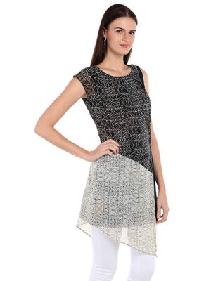 Multicolor printed polyester kurtas-and-kurtis 4