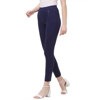 Navy High Waist Jeggings 3