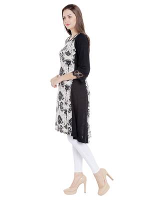 Multicolor printed polyester kurtas-and-kurtis 3