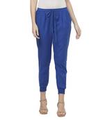 Blue Boho Style Pant