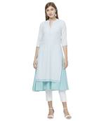  blue printed viscose kurtas-and-kurtis