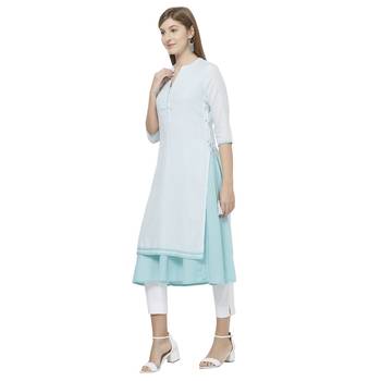  blue printed viscose kurtas-and-kurtis 4