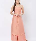 Multicolor printed viscose kurtas-and-kurtis