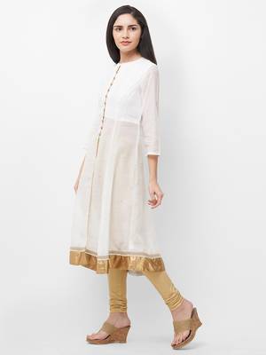 Green printed polyester kurtas-and-kurtis 4