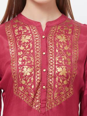 Multicolor printed viscose kurtas-and-kurtis 5