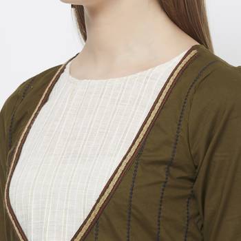 Green printed polyester kurtas-and-kurtis 5