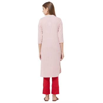 Red printed cotton kurtas-and-kurtis 4