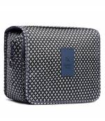 Navy Blue Multi Functional Toiletry Cosmetic Organizer Bag 1 Pcs Set
