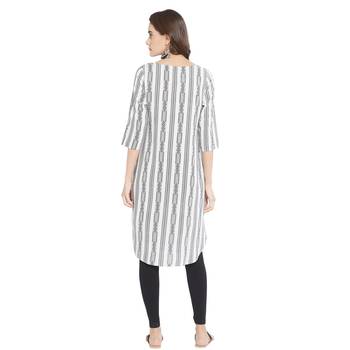Multicolor printed viscose kurtas-and-kurtis 3