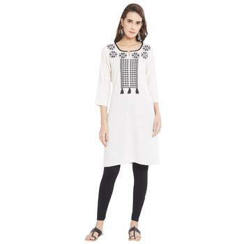 Multicolor printed cotton kurtas-and-kurtis 1