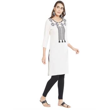 Multicolor printed cotton kurtas-and-kurtis 2