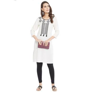 Multicolor printed cotton kurtas-and-kurtis 4