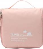 Peach Multi Functional Toiletry Bag Cosmetic Organizer Bag 1 Pcs Set