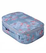 Shree Shyam Product Grey Travel Toiletry Cosmetic Organizer Portable Storage Bag 1 Pcs Set