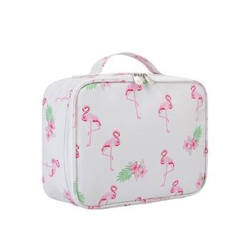 White Travel Makeup Bags Cosmetic Case Organizer Portable Storage Bag 1 Pcs Set 1