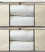 Blankets Clothes Storage, Organizer Jumbo Zippered Storage Bags Set Of 2 Pcs