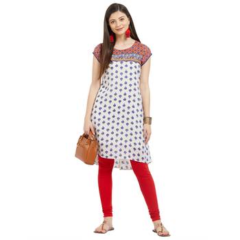 Multicolor printed polyester kurtas-and-kurtis 5