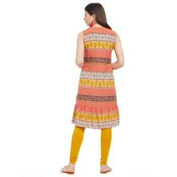 Multicolor printed polyester kurtas-and-kurtis 3