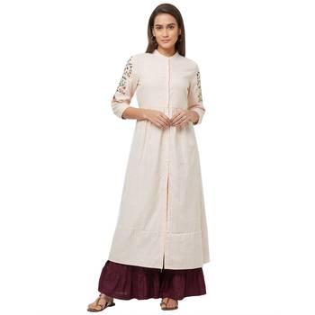 Red printed cotton kurtas-and-kurtis 1