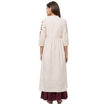 Red printed cotton kurtas-and-kurtis 4