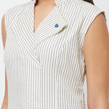 Grey printed cotton kurtas-and-kurtis 5