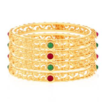 Multicolor diamond bangles-and-bracelets 2