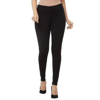 Black Fitted Jeggings 1