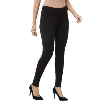 Black Fitted Jeggings 2