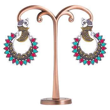 Pink earrings 4