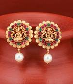 Multicolor pearl earrings