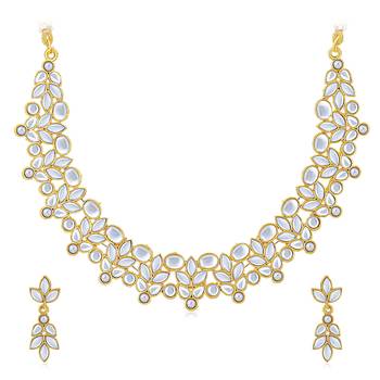 Gold diamond necklace-sets 3