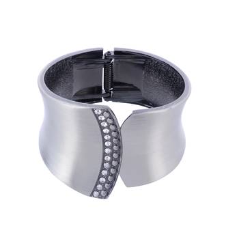 Diamond Studed Sliver Bangles And Bracelets For Women   1