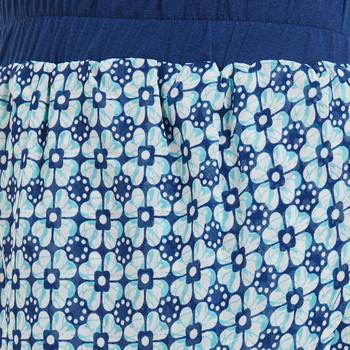 Navy Printed Short Skirt 4