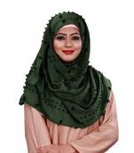 Pom Pom Viscose Cotton Arabian Scarf Hijab For Women