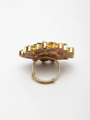 Navrattan Flower Ring 5