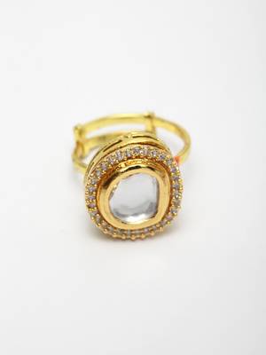 Kundan Oval Ring 5
