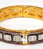 Kundan Blue Sapphire Bracelet