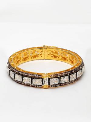 Kundan Blue Sapphire Bracelet 3