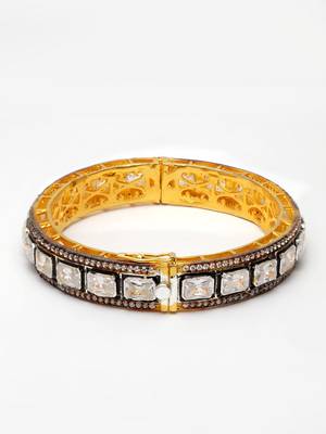 Kundan Blue Sapphire Bracelet 4