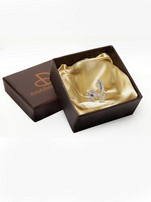 Flower Silver Plated AD Ring 1