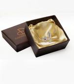 Flower Silver Plated AD Ring