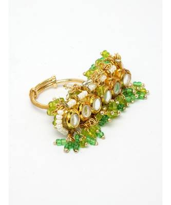 Minty Geen chand double ring 1