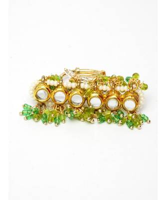 Minty Geen chand double ring 2