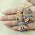 Lalso Beautiful Kundan MultiColour Meenakari Matt Finish Peacock Jhumka Earrings - LMNJ01_BL