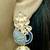 Lalso Beautiful Kundan MultiColour Meenakari Matt Finish Peacock Jhumka Earrings - LMNJ01_BL