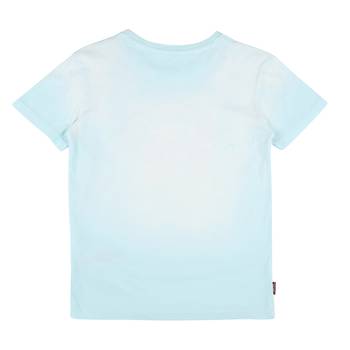 Blue Printed Cotton Boys Tshirts 2