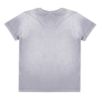 Grey Printed Cotton Boys Tshirts 2