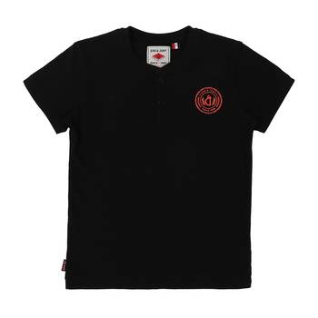 White Printed Cotton Boys Tshirts 1