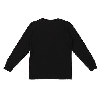 Black Printed Cotton Boys Tshirts 2